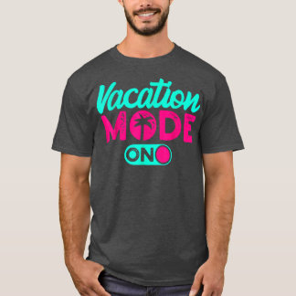 Modo Férias Lindo Verão Férias Cruzeiro Camiseta