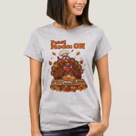 Modo Festa: LIGADO – Camiseta engraçada de peru de