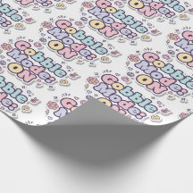 Modo Gluglu: Papel de Embrulho Festivo Ligado