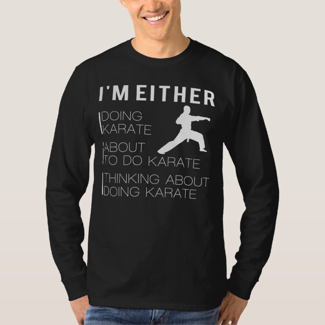 Modo Karate: Camisa T de Artes Marciais Engraçadas (Frente)