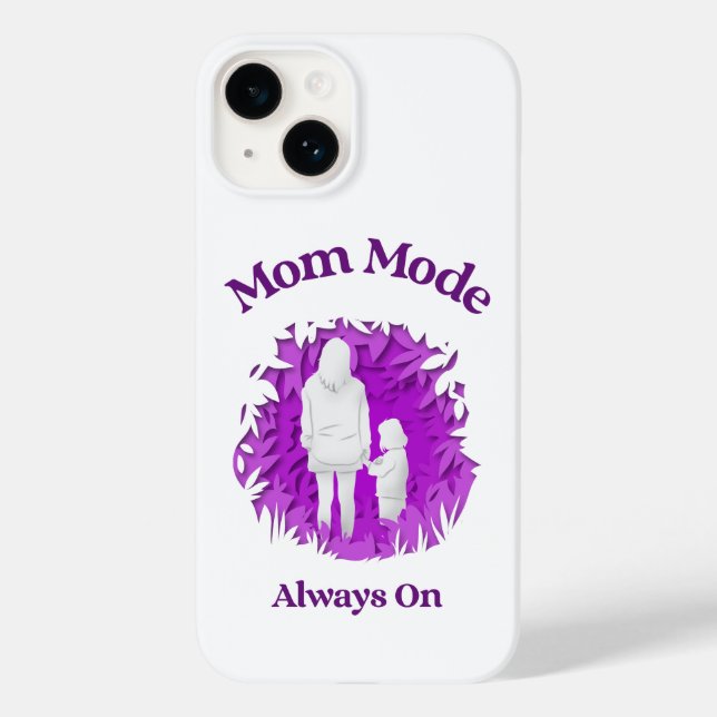 Modo Mãe Sempre Ativado | Capinha de Telefone Dive (Verso)