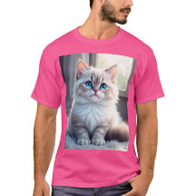 “Modo Miau Ativado – Camiseta Impressa com Gato Fo