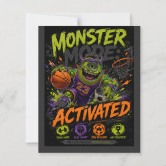 Modo Monstro Ativado – Monstro do Esporte Basquete