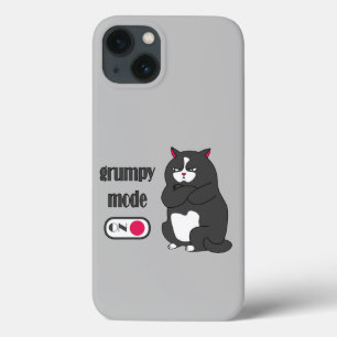 Modo rabugento em gato gordo engraçado