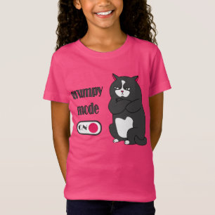 Modo rabugento em T-Shirt de gato gordo engraçado