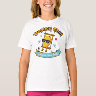 Modo Relax Ativado – Camiseta de Rede Tropical