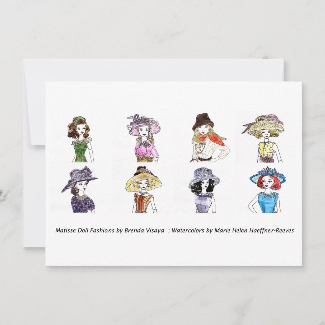 Modos de Doll Matisse - Placa 6, 4,5 x 6,25 (Frente)