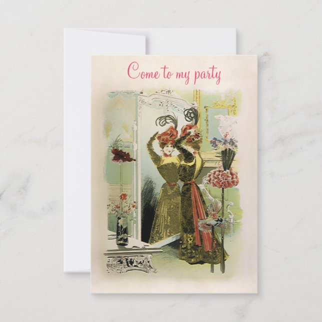 Modos de Paris ~ Convites / RSVP #18 (Frente)