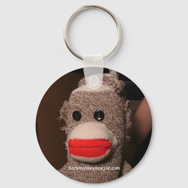 Moe Sock Monkey Chaveiro (Frente)
