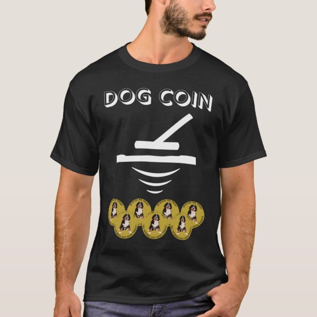 Moedas De Cão Encontram Um T-Shirt Detectando Meta (Frente)