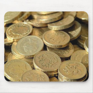 Moedas Dourados Mousepad