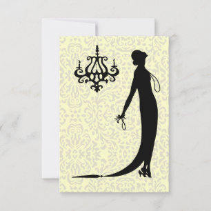 Moi Fashion Plate ~ Convite Francês Deco Nouveau