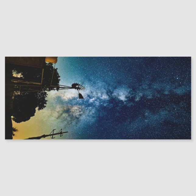 Moinho de vento e Via Látea (Frente)