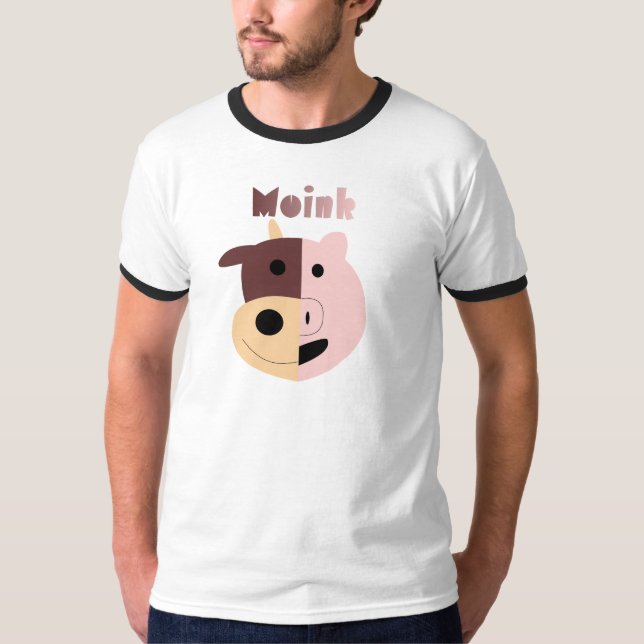 Moink: Vaca dos desenhos animados e t-shirt dos (Frente)