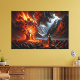 Moisés Burning Bush Canvas Imprimir Imagem 6