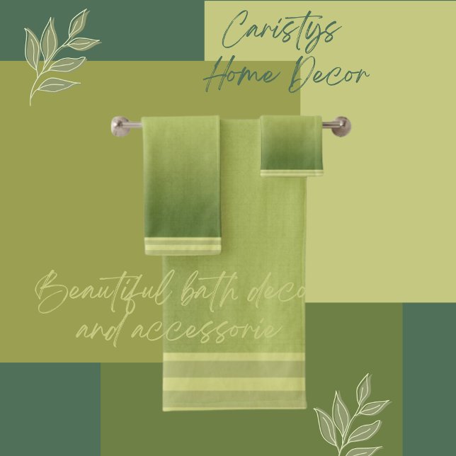 Moisés clássico verde com toalha de borda distribu (Criador carregado)