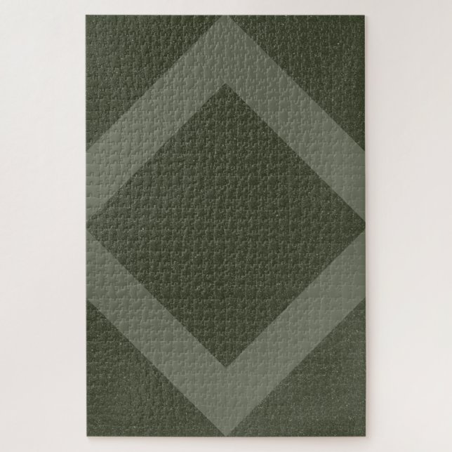 Moisés Green Diamond Pattern Quebra-cabeça (Vertical)