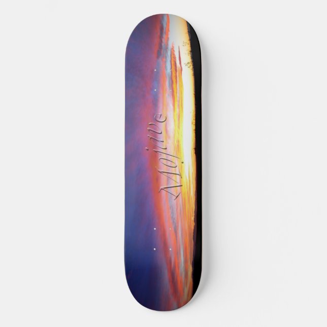 Mojave Sunset Skateboard (Frente)