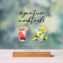 Mojitos de Shirley Temple para Casamento de Verão