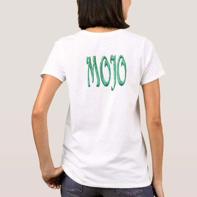 Mojo women white t-shirt back (Verso)