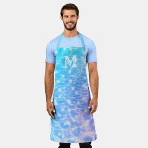 Mola de água textura legal monograma inicial