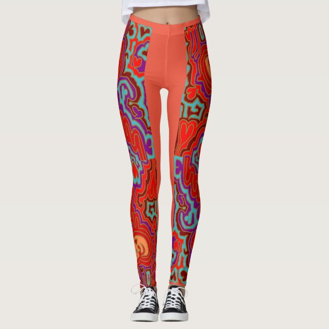 Mola Kuna Leggings (Frente)