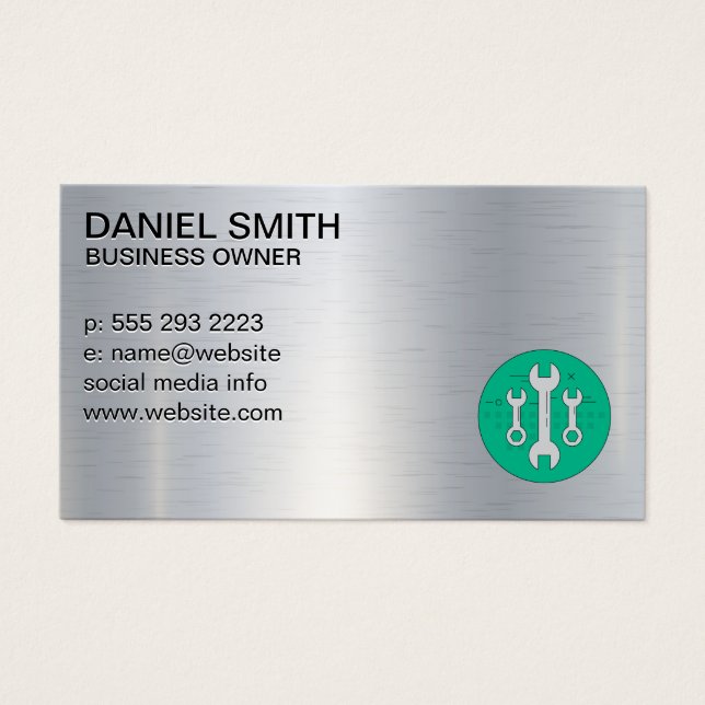 Molas | Metálico industrial (Frente)