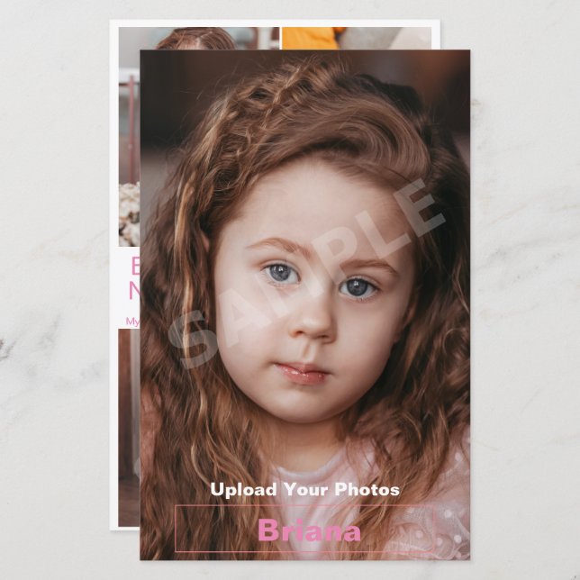 Moldes de Composição de Cabeçalho Crianças Zed (Frente/Verso)