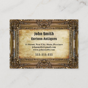 Moldura de Bronze - Cartão de Visita