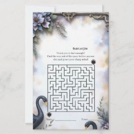 Moldura de Casamento do Cisne Negro – Amor Românti