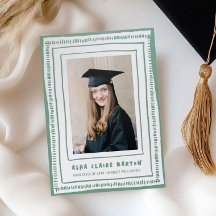 Moldura de Foto Desenhada à Mão para Formatura 