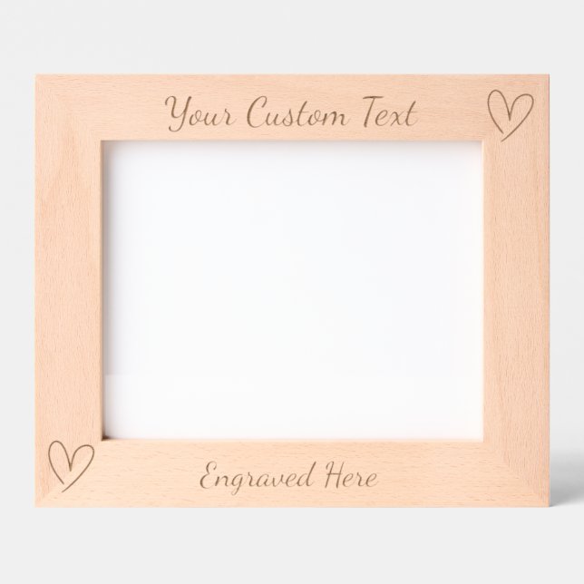 Moldura de Foto em Madeira Personalizada com Grava (Front)