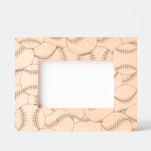 Moldura de Imagem Gravada a Laser Baseballs