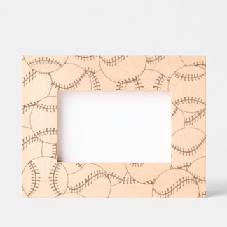 Moldura de Imagem Gravada a Laser Baseballs
