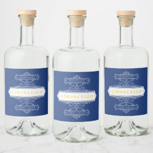 Moldura de Logotipo Decorativo Vintage Limoncello