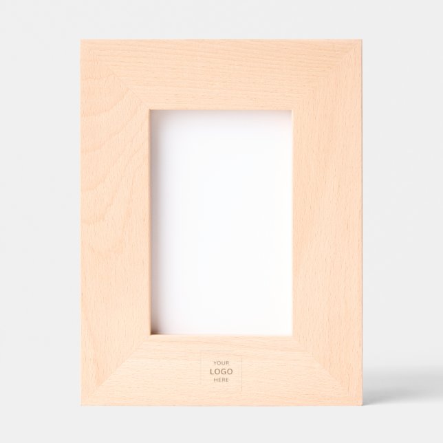 Moldura de Madeira com Logotipo Personalizado para (Front)