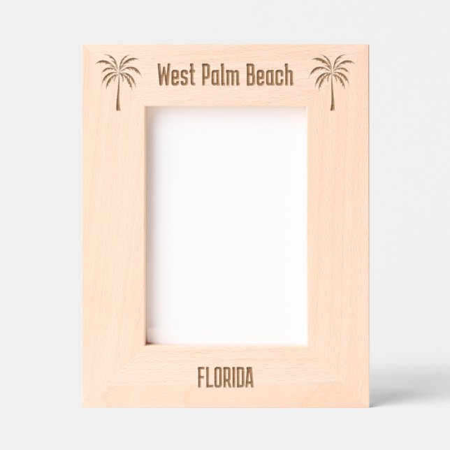 Moldura gravada a laser de West Palm Beach Flórida (Front)