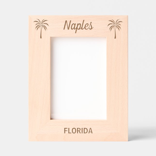 Moldura gravada a laser em Naples Flórida (Front)