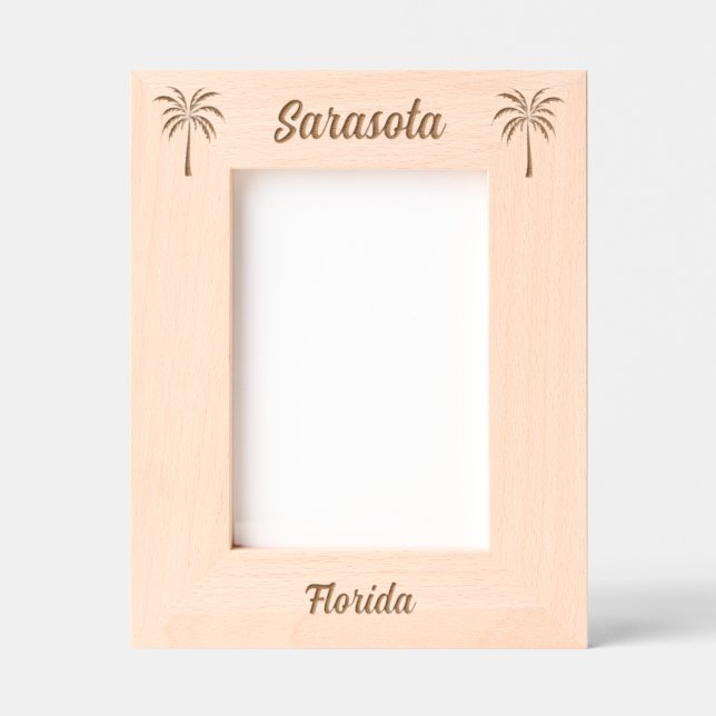 Moldura gravada a laser em Sarasota Flórida (Front)