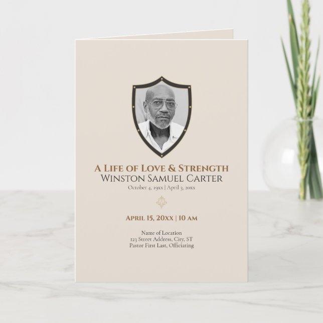 Moldura Inspirada em Escudo Programa Funeral de 6  (Frente)