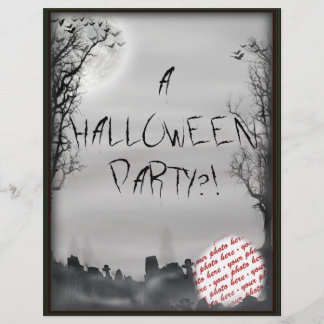 Moldura para Foto de Cena de Halloween
