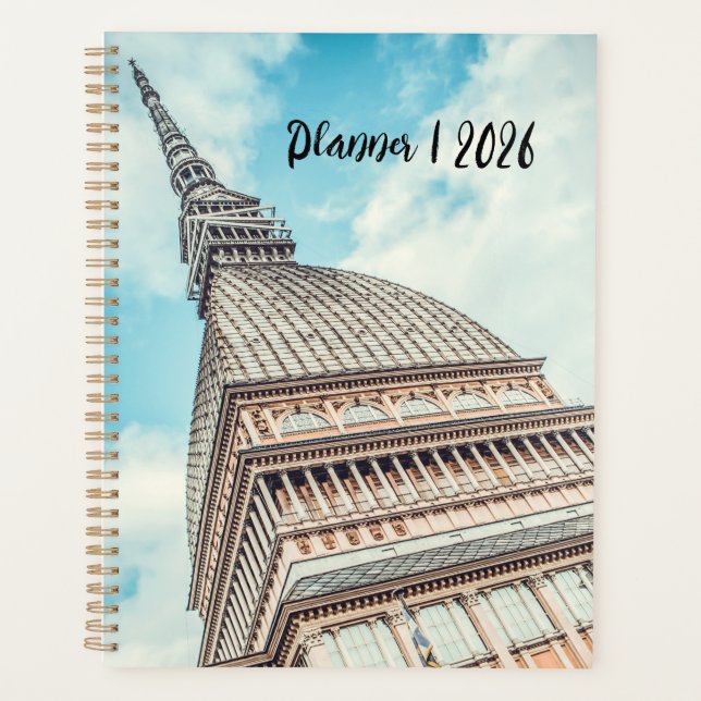 Mole Antonelliana Turim 2026 Agenda – Itália (Frente)