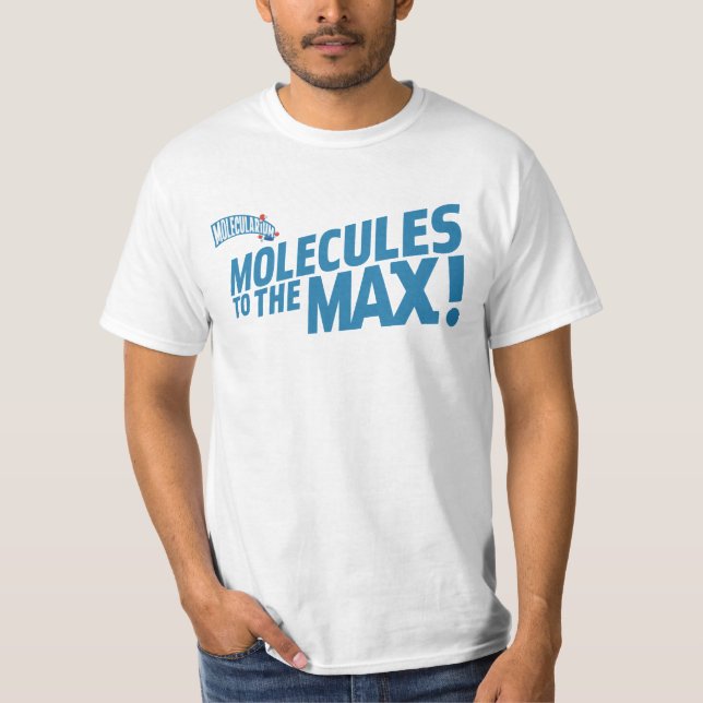 Moléculas ao max! Camisa de T (Frente)