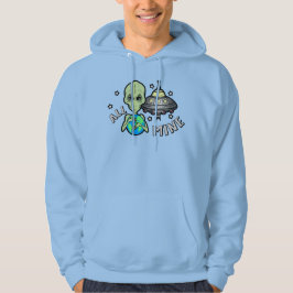 Moleque Alien Meu Capuz de Moletom Masculino
