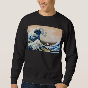 Moletom 神奈川沖浪裏, grande onda do 北斎, Hokusai