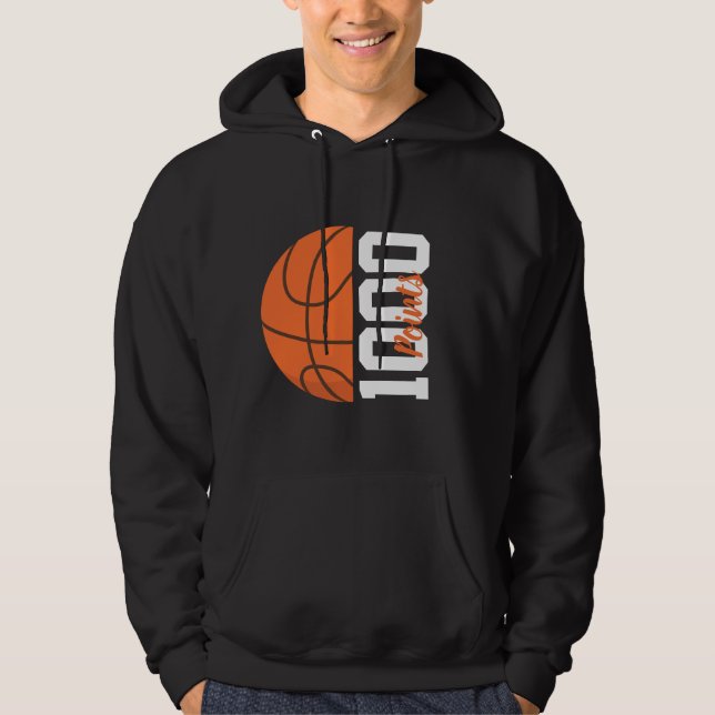 Moletom 1000 Career Points Basketball Player Team Men's (Frente)