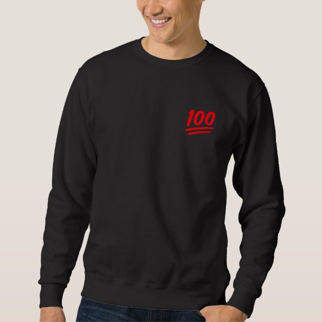 MOLETOM 100 100 POR CENTO CORRETO E PRECISO (Frente)