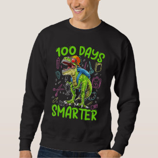 Moletom 100 Days Smarter Dinosaur Rex Kids Boys Toddler