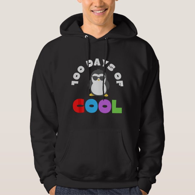 Moletom 100 Dias de COOL Cem Dias 100º Dia de Escola  (Frente)
