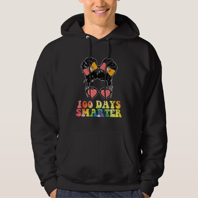 Moletom 100 Dias Meninas Mais Inteligentes Coque Desarruma (Frente)